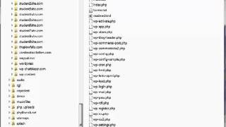 Wordpress file structure