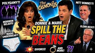 Donny & Marie GRILLED on Mormonism! Polygamy, Magic Underwear, Mitt Romney & More