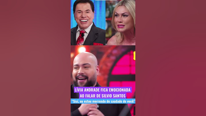 LIVIA ANDRADE FICA EMOCIONADA AO FALAR DE SILVIO NO DOMINGÃO: "ESTOU MORRENDO DE SAUDADE" I #shorts