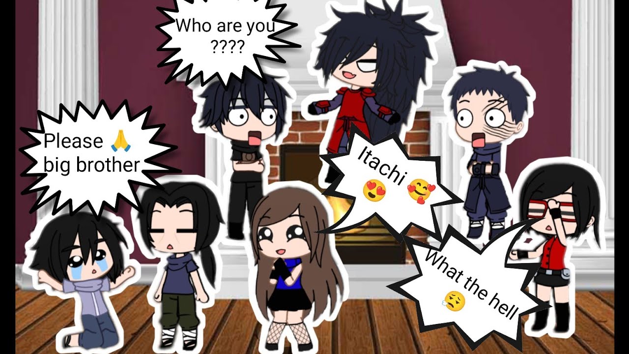 Uchiha Clan Members react on themselves and Naruto 🍜 |@AnimeWorld0118 |Gacha club| #naruto #anime