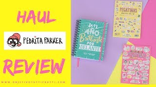 Decorar AGENDA #haul PEDRITA PARKER  material escolar