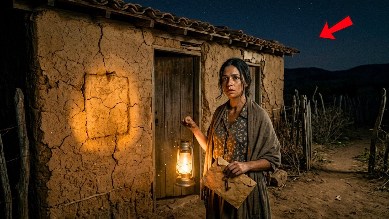 Viúva HERDA uma CASA DE BARRO que ninguém quis…mas ao acender a lamparina vê um detalhe que muda