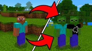 How To Become a Zombie in Minecraft Pocket Edition