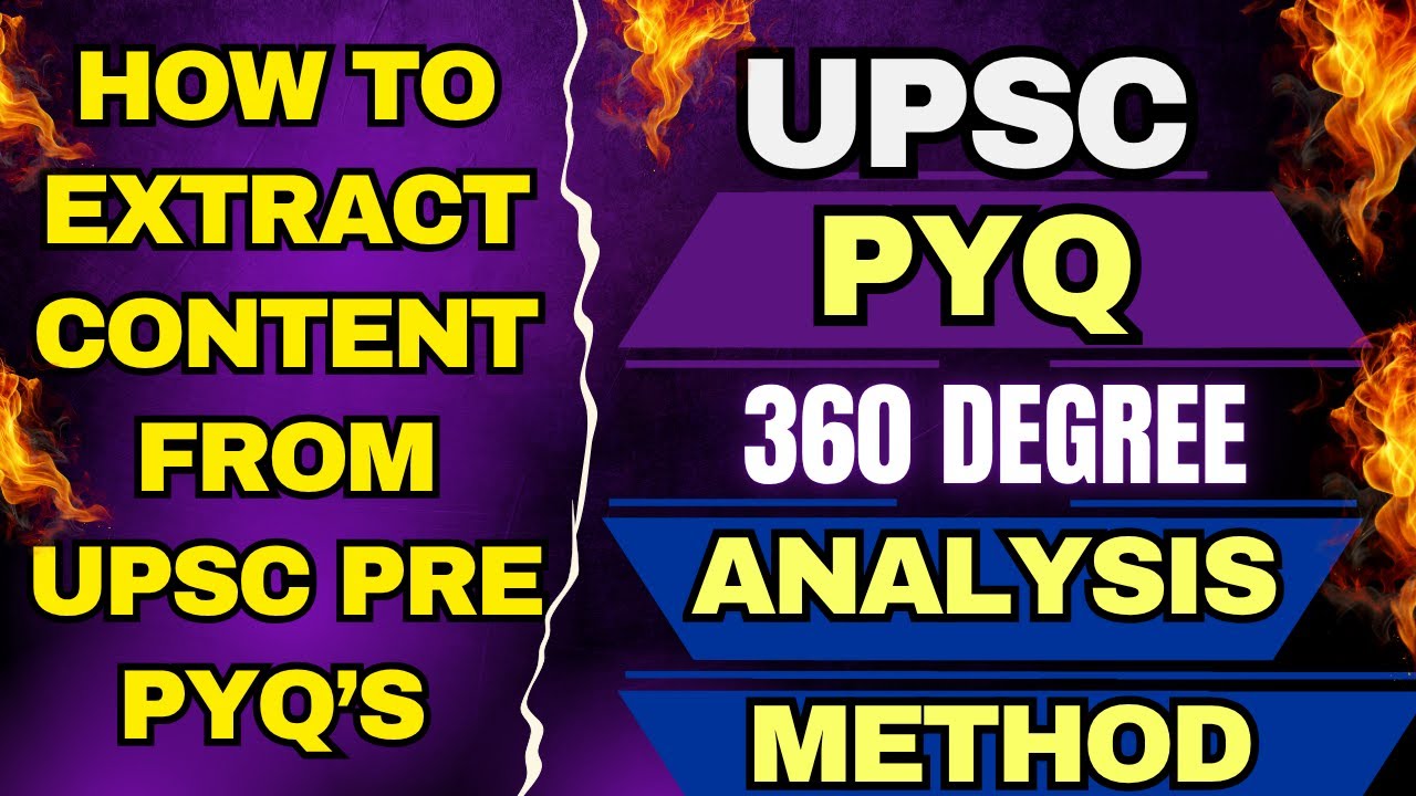 UPSC PYQ 360° Analysis Strategy | Extract Hidden Content from Prelims ...