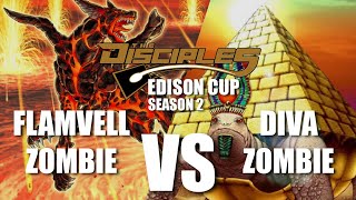 Yu-Gi-Oh! - THE EDISON CUP Season 2  - ROUND 1 - Flamvell Zombie VS Diva Zombie!