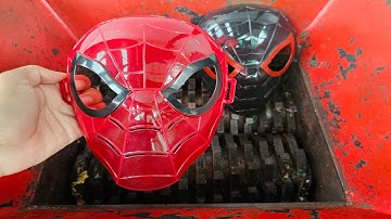 Amazing Spiderman Mask vs Fast Shredder Machine | Oddly Satisfying Videos!