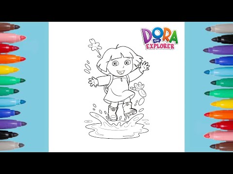 Dora Coloring Pages Dora The Explorer 