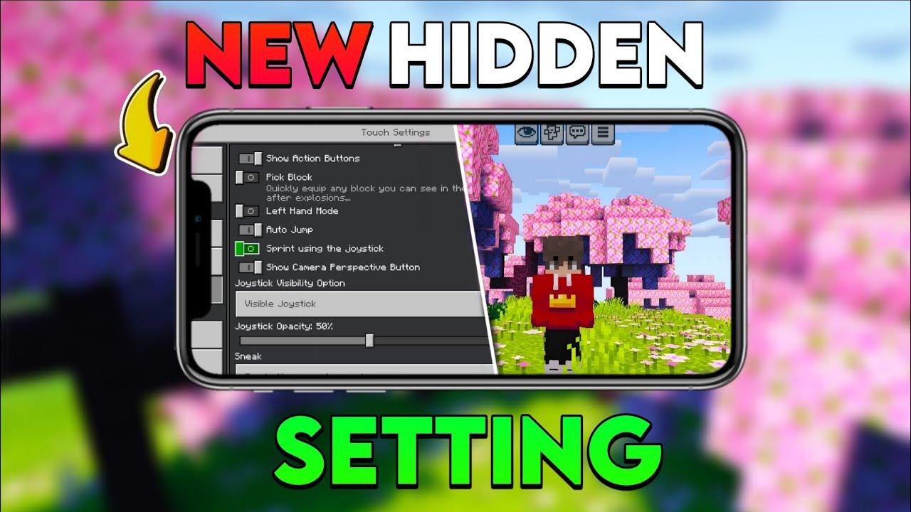 *SECRET SETTINGS* For Minecraft Pocket Edition | LAG FIX |