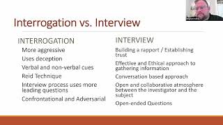 Implementing a Trauma-Informed Approach in Investigative Procedures