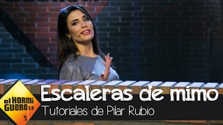 Pilar Rubio se atreve con el difícil efecto de la 'escalera del mimo'  - El Hormiguero 3.0