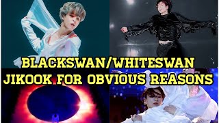 Jikook - Black swan to White swan Jikook for obvious reason (7 years of holding him) Jikook mma2020
