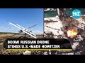 Watch dramatic footage of russias lancet drone annihilate usmade howitzer in ukraine