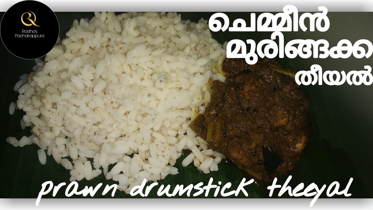 ചെമ്മീൻ മുരിങ്ങക്ക തീയൽ Prawns Drumstick Theeyal recipe no 10