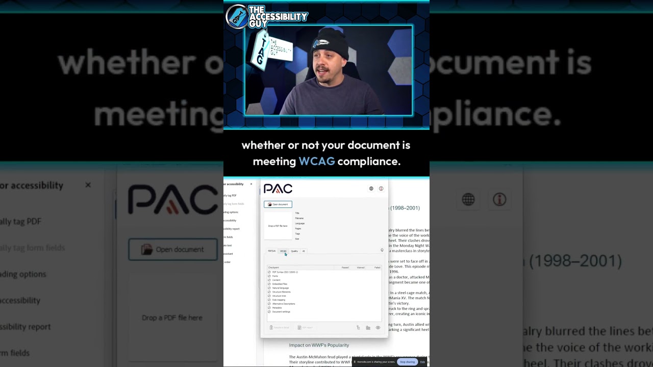 PDF Accessibility Testing with the PAC 2026 Tool | Webinar Highlight
