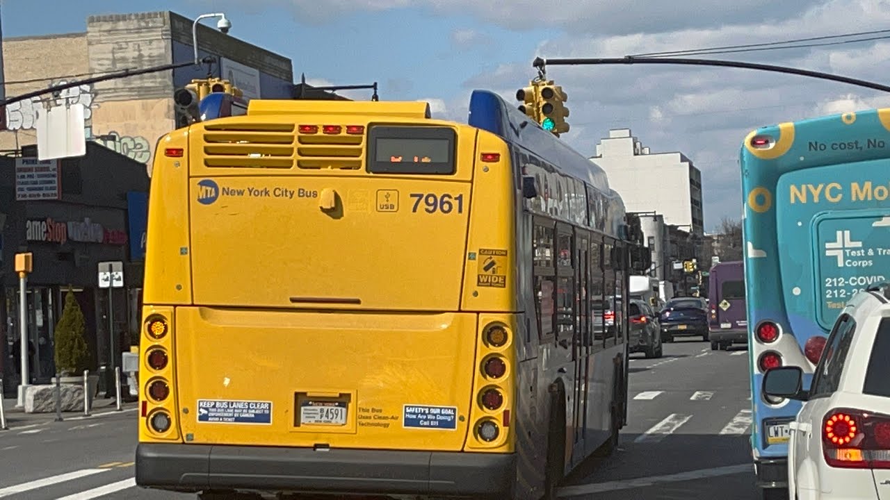 Ride 2022 XD40 7961 on B41LTD from Av T to Nostrand Avenue via