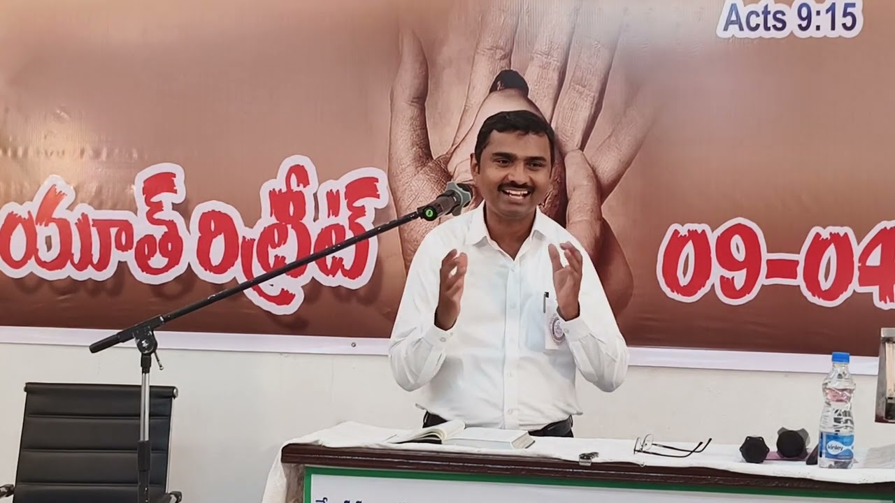 Youth Retreat Message Bro.Jeevan Pramod Hebron,HYD@09.04.2024@Amalapuram,Session 3