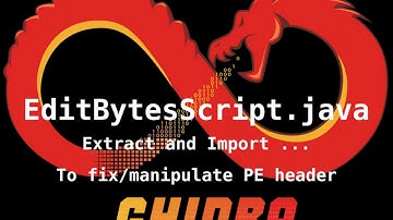 Ghidra: EditBytesScript (to fix/manipulate PE header to load ShadowHammer setup.exe sample)