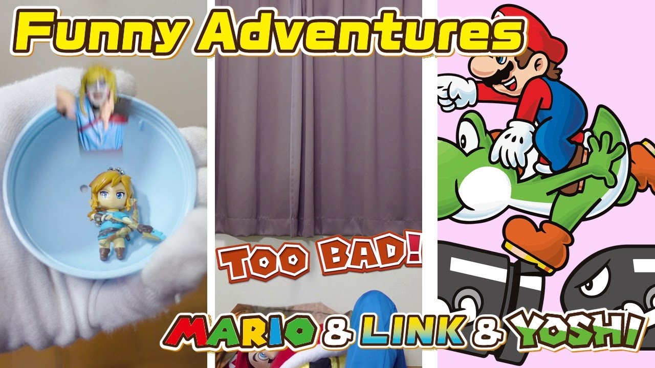 The Funny Adventures of Mario & Link ＆ Yoshi 🤣 ＃3330