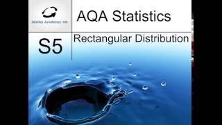 Rectangular distribution basics