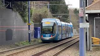 Train and trams The hawthorns station West Midlands railway / metro Birmingham England class 172