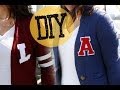 DIY Easy College Varsity Letter Sweater | ANN LE