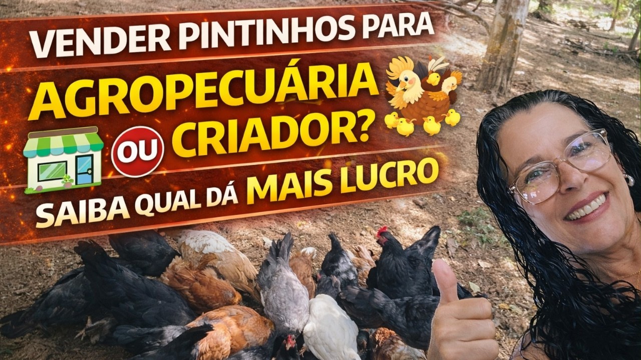Vender pintinhos para CASA AGROPECUÁRIA ou CRIADOR? Saiba qual dá MAIS LUCRO