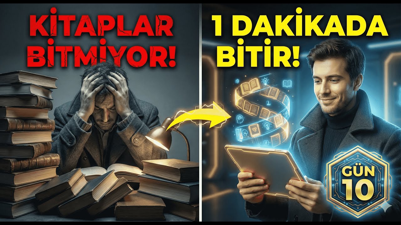 Sesli kitap Özeti ve Kişisel gelişim  nasıl yapılır ?| 30 Günde 30 Yapay Zeka Uygulaması - Gün -10
