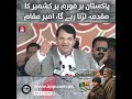 Kashmir S Cause Ameer Muqam Stand With Kashmir