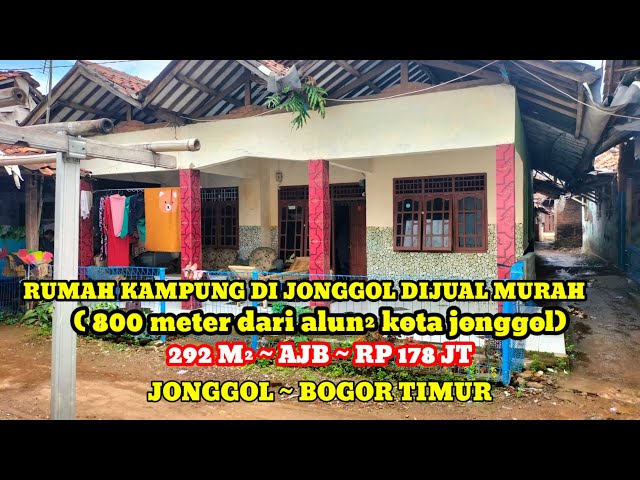 RUMAH KAMPUNG DI JONGGOL DIJUAL MURAH, 292 M², AJB, RP 178 JT, JONGGOL ~ BOGOR TIMUR, class=