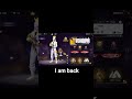 i am back bro #freefire #trending
