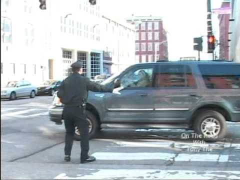 Tony The Dancing Cop Directing Traffic