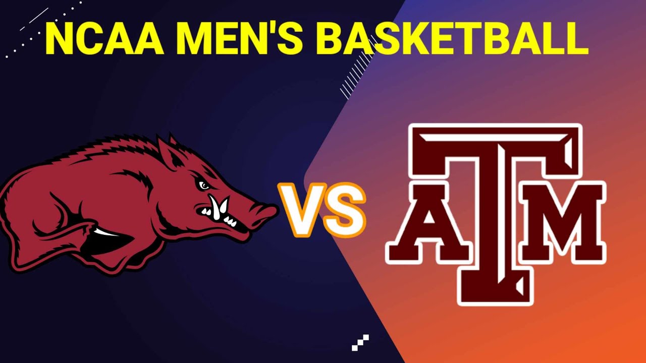 Arkansas vs Texas A&M 2024 NCAA MEN'S BASKETBALL LIVE SCORE YouTube