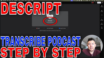 ✅  How To Transcribe Podcast With Descript🔴