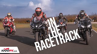 Honda CBR650R vs Kawasaki Ninja 650 vs Aprilia RS660 vs Yamaha R7