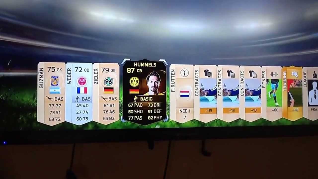Fifa15 ultimate opening packs...if player Hummels wowww