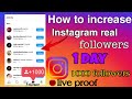 How to increase Instagram real followers| Daily 1000 Real followers / sumitz B