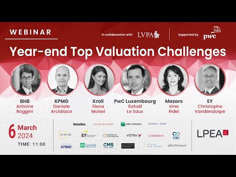 LPEA Webinar – Year-End Top Valuation Challenges