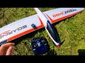 Volantex phoenix 2400 rc e glider  first flight with a 4s lipo 