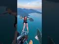 Salto lindo sobre a ilha dos porcos em Ubatuba, São Paulo! Um dia eu imaginei! #epic #bucketlist
