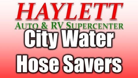 City Water Hose Saver with Josh the RV Nerd