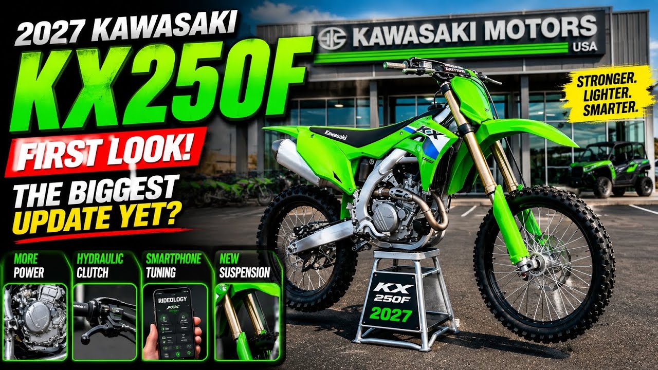 2027 Kawasaki KX250F First Look | The Biggest Update Yet? - YouTube 2027 Kawasaki KX250F First Look | The Biggest Update Yet? - YouTube