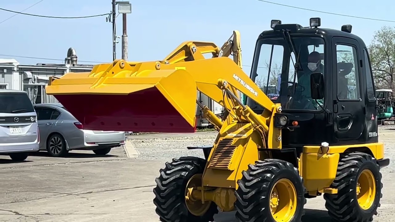 【難あり要現物確認】三菱 WS200A ホイールローダー タイヤショベル AUTO 4WD Mitsubishi 三菱重工 (J1340wY) 難あり要現物確認】三菱 WS200A ホイールローダー タイヤショベル AUTO