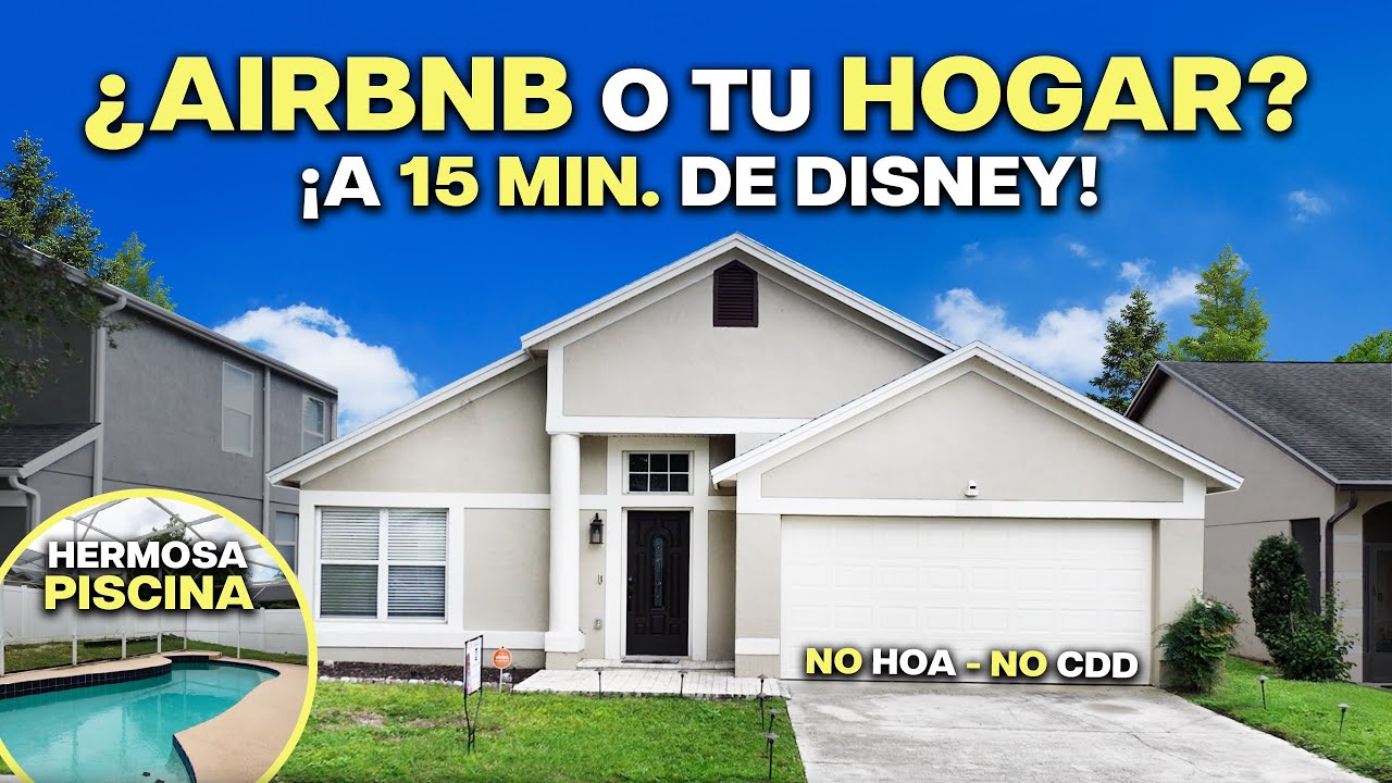 🏡Hermosa Casa BARATA en Kissimmee con PISCINA + Ubicación PERFECTA