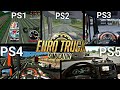 EURO TRUCK SIMULATOR PS1 VS PS2 VS PS3 VS PS4 VS PS5 