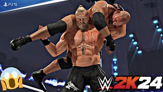 Brock Lesnar vs. Gold berg - Extreme Rules Match - WRESTLEMANIA | WWE 2k24