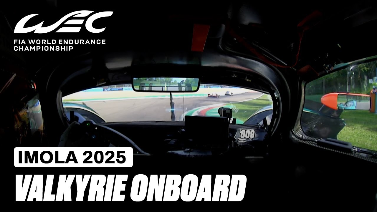 Aston Martin Valkyrie Hypercar Onboard Laps 🔊 | 2025 6 Hours of Imola | FIA WEC