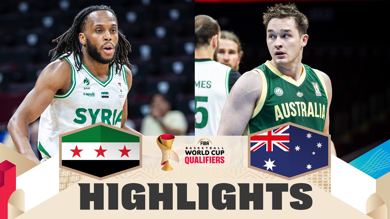 Syria 🇸🇾 v Australia 🇦🇺 | Highlights | FIBA Basketball World Cup 2027 Asian Qualifiers