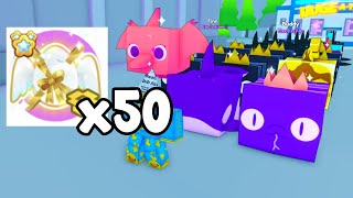 I Opened 50+ Huge Machine Eggs And Got These Pets! - Pet Simulator X Roblox