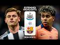 Newcastle United Vs Barcelona Extended Highlights UCL Round Of 16 Leg 1 CBS Sports Golazo