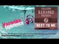 Amazing Karaoke Premium - Next to Me (Premium Karaoke Version With Background Vocals)